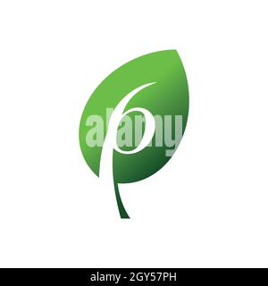 Blatt Nummer sechs 6 Logo Symbol flach Vektor Konzept Grafik-Design Stock Vektor