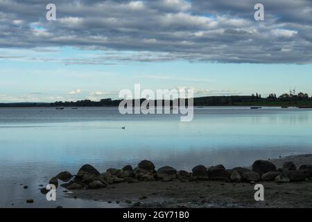 Region Salzhaff in der Nähe der Insel Poel im Herbst Stockfoto