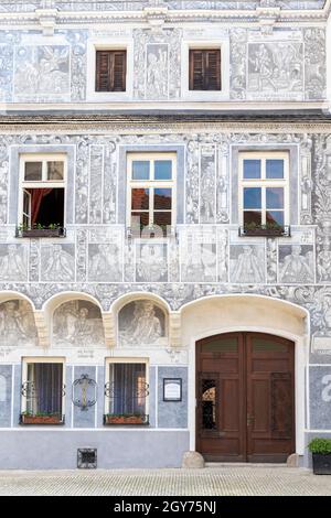 Olad Stadt Slavonice in Tschechien Stockfoto