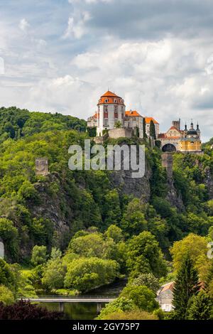 Schloss Vranov nad Dyji, Südmähren, Tschechien Stockfoto