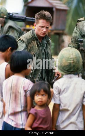 Kriegsopfer Jahr : 1989 USA Regie : Brian De Palma Michael J. Fox Stockfoto