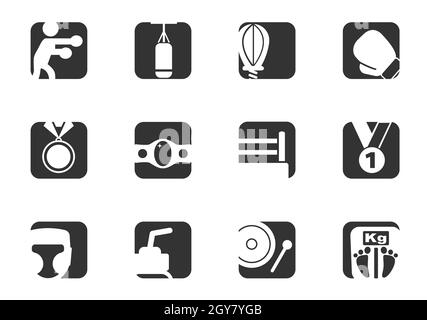 Faustkampf Symbol für Ihr Design. Vector Icons Stockfoto