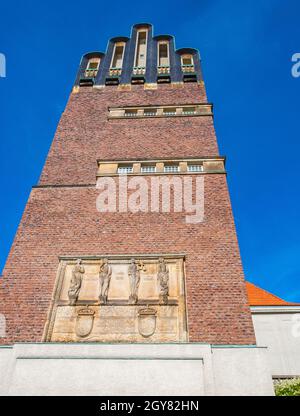 Hochzeitsturm, Darmstadt (Deutschland) Stockfoto