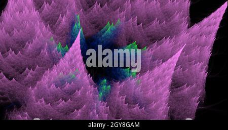 Abstrakt fractal Abbildung nützlich als Hintergrund Stockfoto