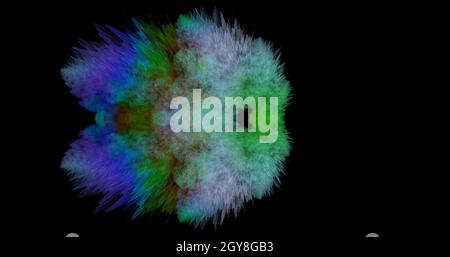 Abstrakt fractal Abbildung nützlich als Hintergrund Stockfoto