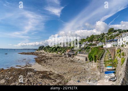 St Mawes auf der Halbinsel Roseland an der Küste von Cornwall in England Stockfoto