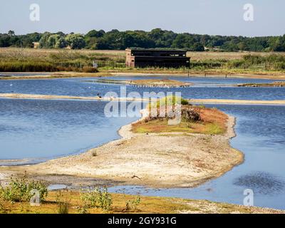 Minsmere RSPB-Reservat an der Küste von Suffolk, Großbritannien. Stockfoto