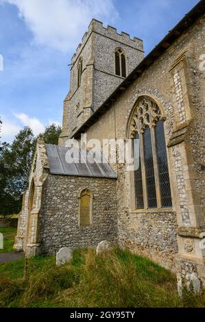 Die St. Margareth's Church befindet sich auf dem Gelände der Felbrigg Hall, Norfolk, England. Stockfoto