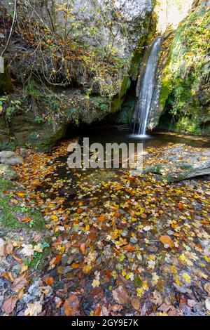 Hajsky Wasserfall, Slowakisches Paradies, Slowakei Stockfoto