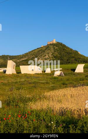 Archeopark in Pavlov, Südmähren, Tschechische Republik Stockfoto