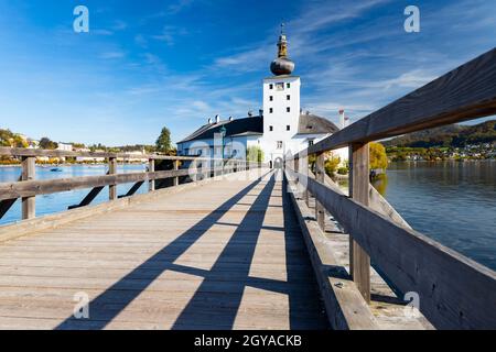 Schloss Gmunden am See, Österreich Stockfoto