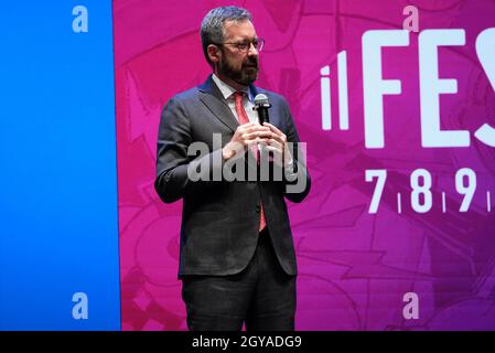 Trient, Italien. Oktober 2021. Donnerstag, Veranstaltungen in Trient, Italien, Oktober 07 2021 Quelle: Independent Photo Agency/Alamy Live News Stockfoto