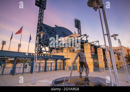 PITTSBURGH, USA - Okt 30: PNC Baseballpark in Pittsburgh, Pennsylvania am 30. Oktober 2016. Im PNC Park leben seit 20 die Pittsburgh Pirates Stockfoto