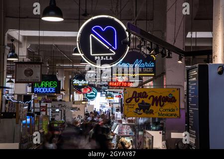 Grand Central Market, Los Angeles Stockfoto
