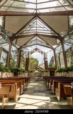 Wayfarers Chapel, Kalifornien Stockfoto