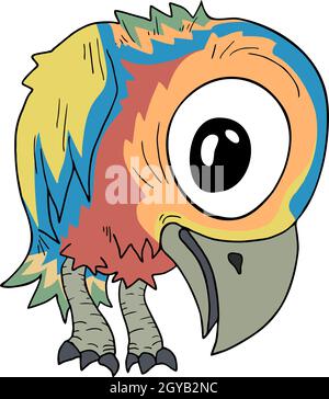 bunter Vogel Stock Vektor