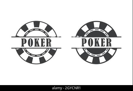 Poker Chip Queen SVG, Texas Holdem, Clubs, die Karten spielen, Glücksspiel, Casino-Wetten Stock Vektor
