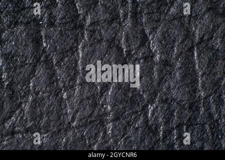 Teil der Oberfläche des Ledergewebes Stockfoto