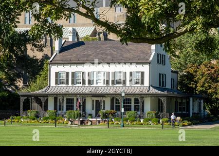 Superintendenten Viertel, United States Military Academy in West Point, NY Stockfoto