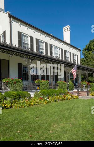 Superintendenten Viertel, United States Military Academy in West Point, NY Stockfoto