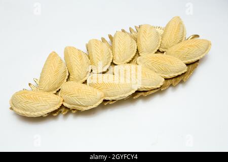 Shecurbura als Novruz Symbol.aserbaidschanische Süße . Stockfoto
