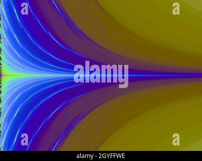 Bunte und mathematische fraktale Hintergründe in komplexen Zahlen Stockfoto