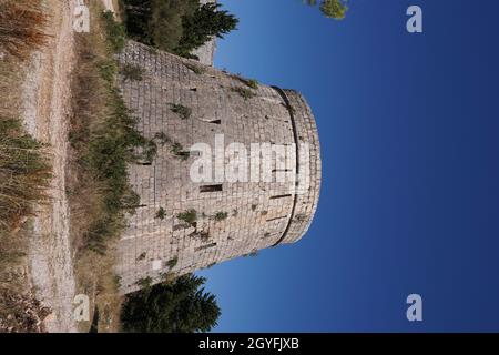 Fort Wellington außerhalb der Stadt Korcula auf der Insel Korcula, Kroatien 2020 Stockfoto