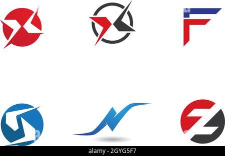 Business Corporate Letter Logo Design Vektor Stock Vektor