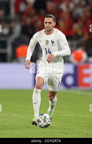 Turin, Italien, 7. Oktober 2021. Adrien Rabiot aus Frankreich während des Spiels der UEFA Nations League im Juventus-Stadion in Turin. Bildnachweis sollte lauten: Jonathan Moscrop / Sportimage Stockfoto