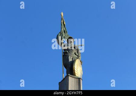 Das Denkmal für gefallene Soldaten in Wien Stockfoto
