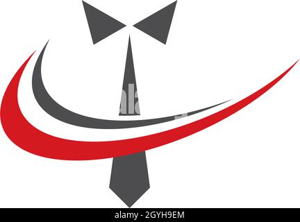 Vorlage für das Symbol „TIE-Logo“ Stock Vektor