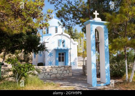 Orthodoxe Kirche, in Gra Ligia, Kreta, Griechenland, Europa Stockfoto