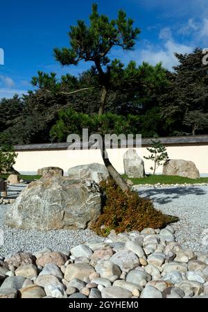 Islands of Peace, Japanischer Garten, war Memorial Park, Coventry, West Midlands, England Stockfoto