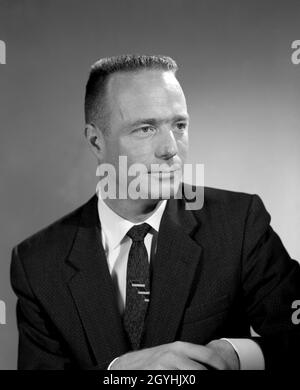 NASA Projekt Mercury Astronauten. - Tischler wurde später als M. Scott Carpenter bekannt. Stockfoto