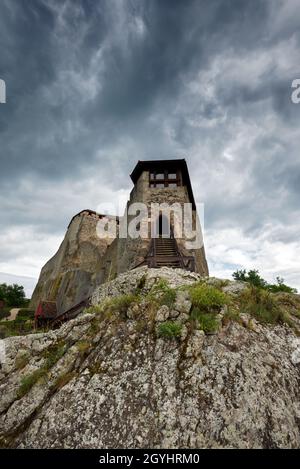 Schloss Visegrád in Ungarn Stockfoto