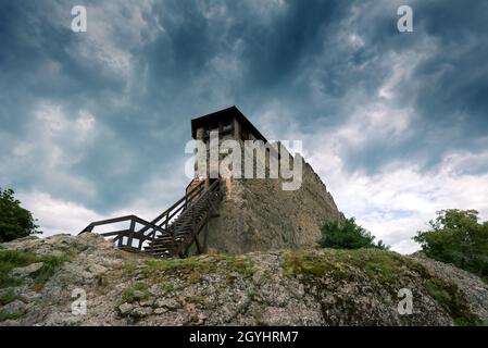 Schloss Visegrád in Ungarn Stockfoto