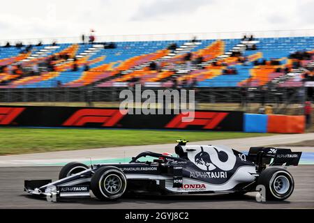 Istanbul, Türkei. Okt. 2021. Pierre Gasly (FRA) AlphaTauri AT02. 08.10.2021 Formel-1-Weltmeisterschaft, Rd 16, Großer Preis Der Türkei, Istanbul, Türkei, Übungstag. Bildnachweis sollte lauten: XPB/Press Association Images. Quelle: XPB Images Ltd/Alamy Live News Stockfoto
