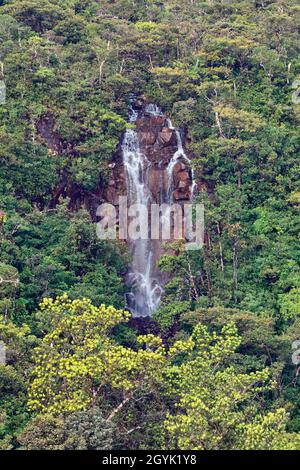 Alexandra Falls, im Black River Gorges National Park, Mauritius, Mascarene Islands. Stockfoto