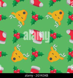 Muster Design Vorlage im Zusammenhang mit Feiertag, Weihnachtsfeier Stock Vektor
