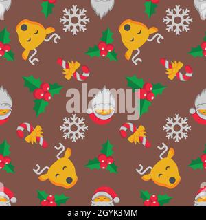Muster Design Vorlage im Zusammenhang mit Feiertag, Weihnachtsfeier Stock Vektor