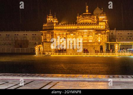 Golden Temple Harmandir Sahib in Amritsar, Punjab State, Indien Stockfoto