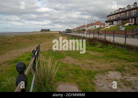 Invasive Grasarten Spartina anglica am Hoylake Strand Stockfoto