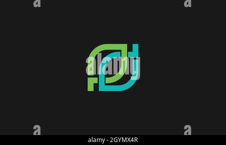 BUCHSTABEN PP-LOGO ZUR ILLUSTRATION Stock Vektor