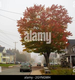 Vermont in der Trauerzeit zur goldenen Stunde Stockfoto