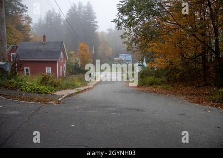 Vermont in der Trauerzeit zur goldenen Stunde Stockfoto