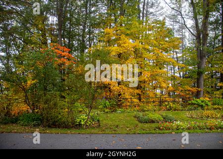 Vermont in der Trauerzeit zur goldenen Stunde Stockfoto