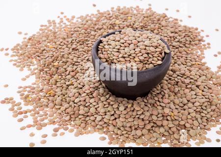 Lens Culinaris - Linsenfutter mit Hoher Nährstoffkonzentration Stockfoto