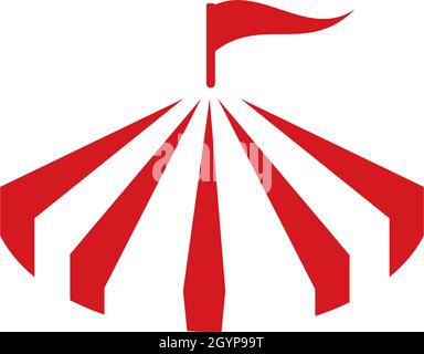Vorlage für das Circus-Logo. Vektorgrafik Stock Vektor