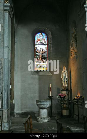 Kirche unserer Lieben Frau von der Himmelfahrt von Bagnères-de-Luchon in der Haute-Garonne Provinz Midi-Pyrénées, Frankreich Stockfoto