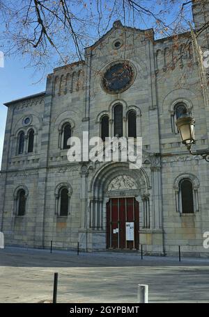 Kirche unserer Lieben Frau von der Himmelfahrt von Bagnères-de-Luchon in der Haute-Garonne Provinz Midi-Pyrénées, Frankreich Stockfoto